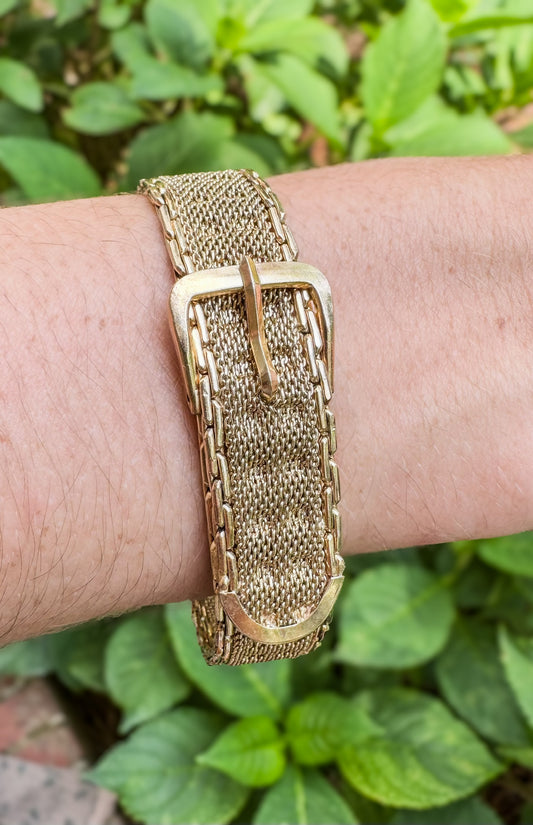 Vintage Mesh Buckle Bracelet