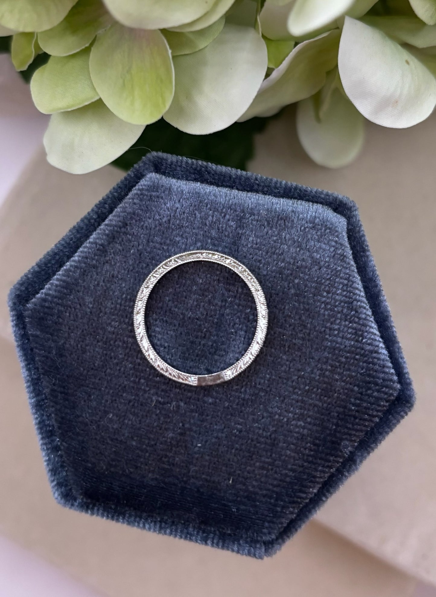 Hand Engraved Band Ring