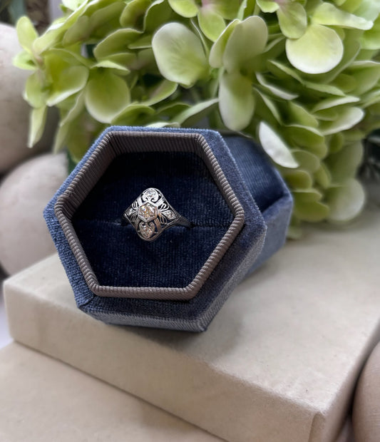 Art Deco 5 Stone Diamond Ring