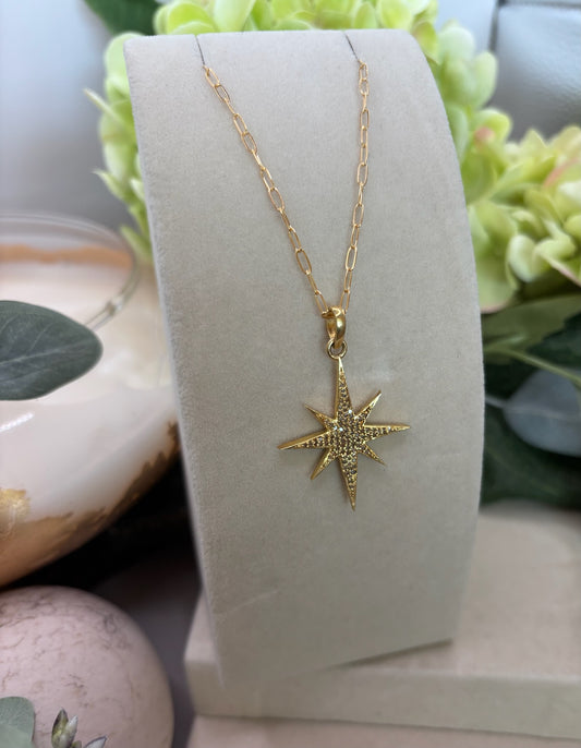 North Star Pendant Necklace