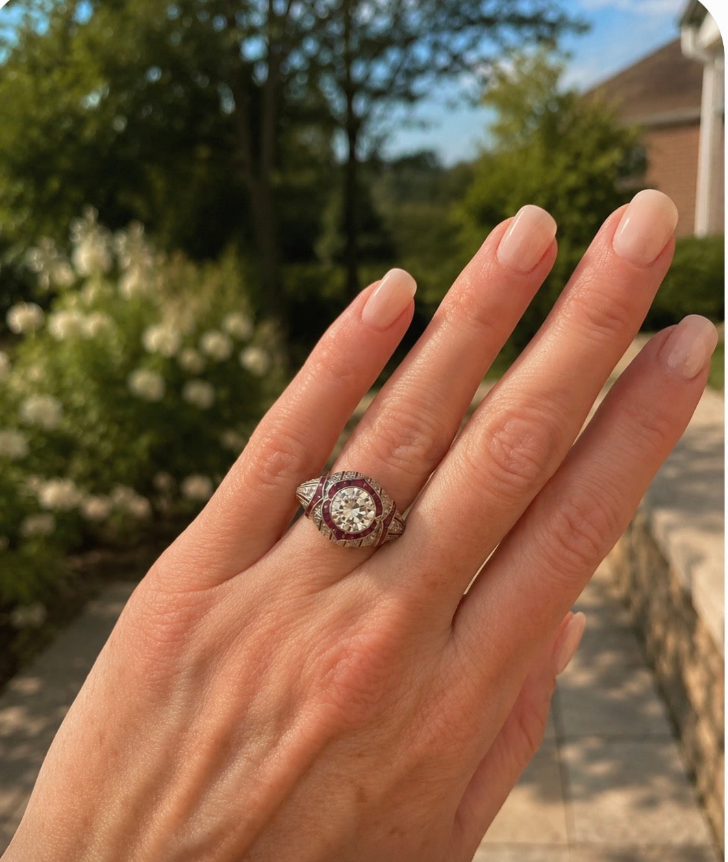 Diamond and Ruby Ring