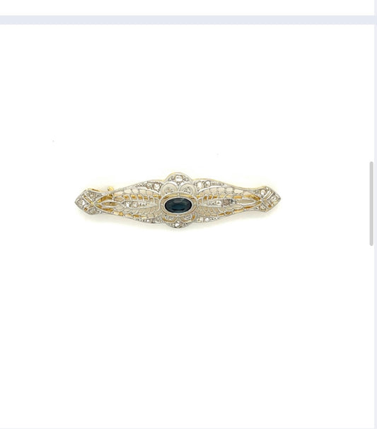 Sapphire Brooch