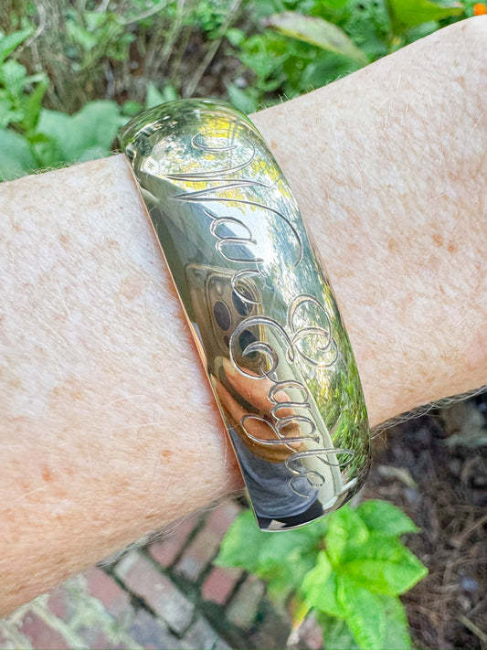 War Eagle Gold Bangle- 5/8ths width