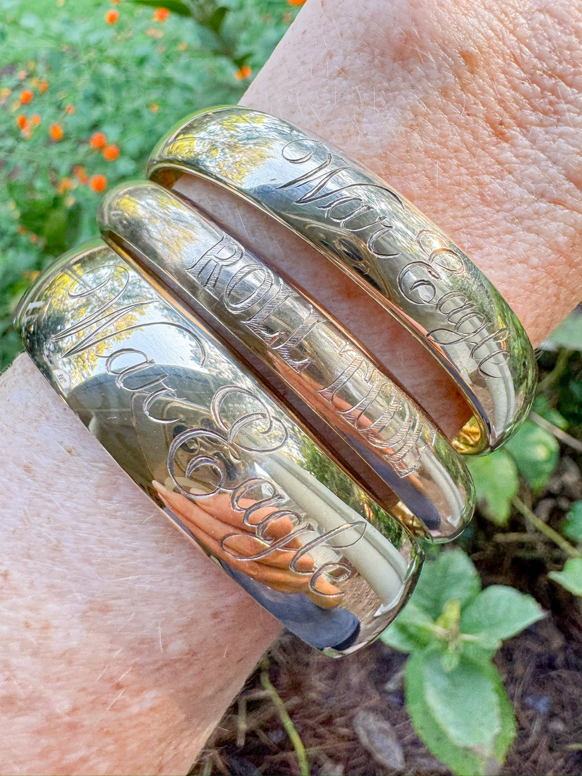 War Eagle Gold Bangle- 5/8ths width