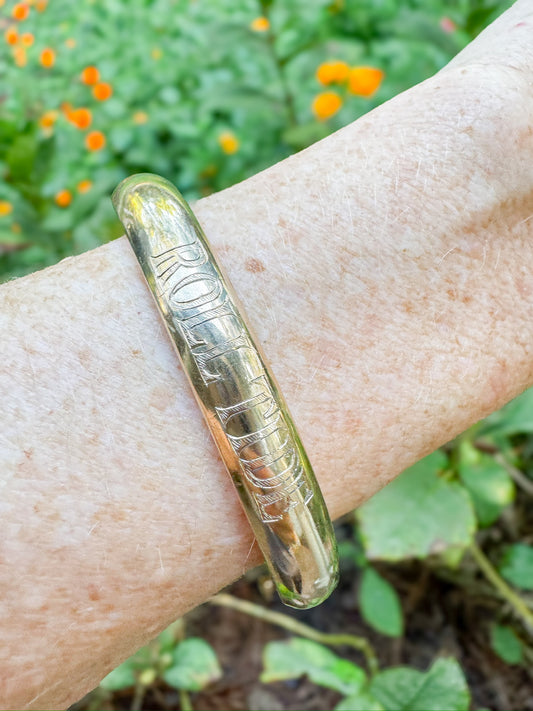 Roll Tide Gold Bangle