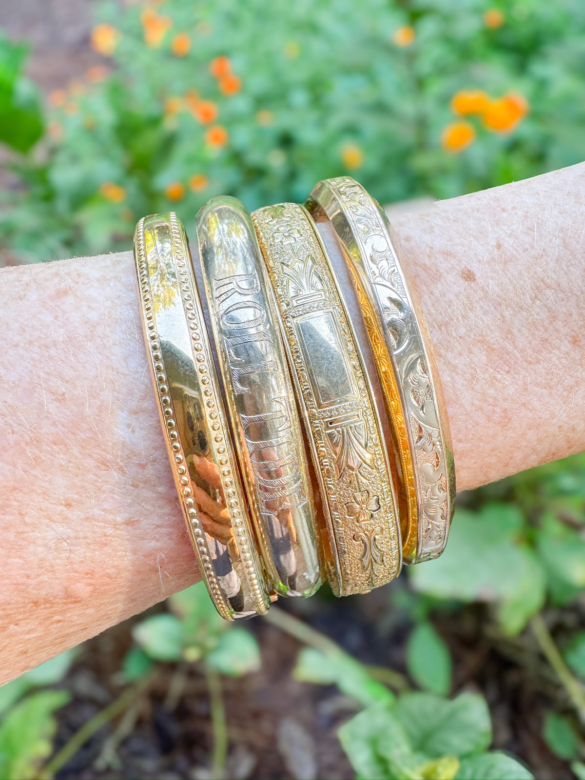 Roll Tide Gold Bangle