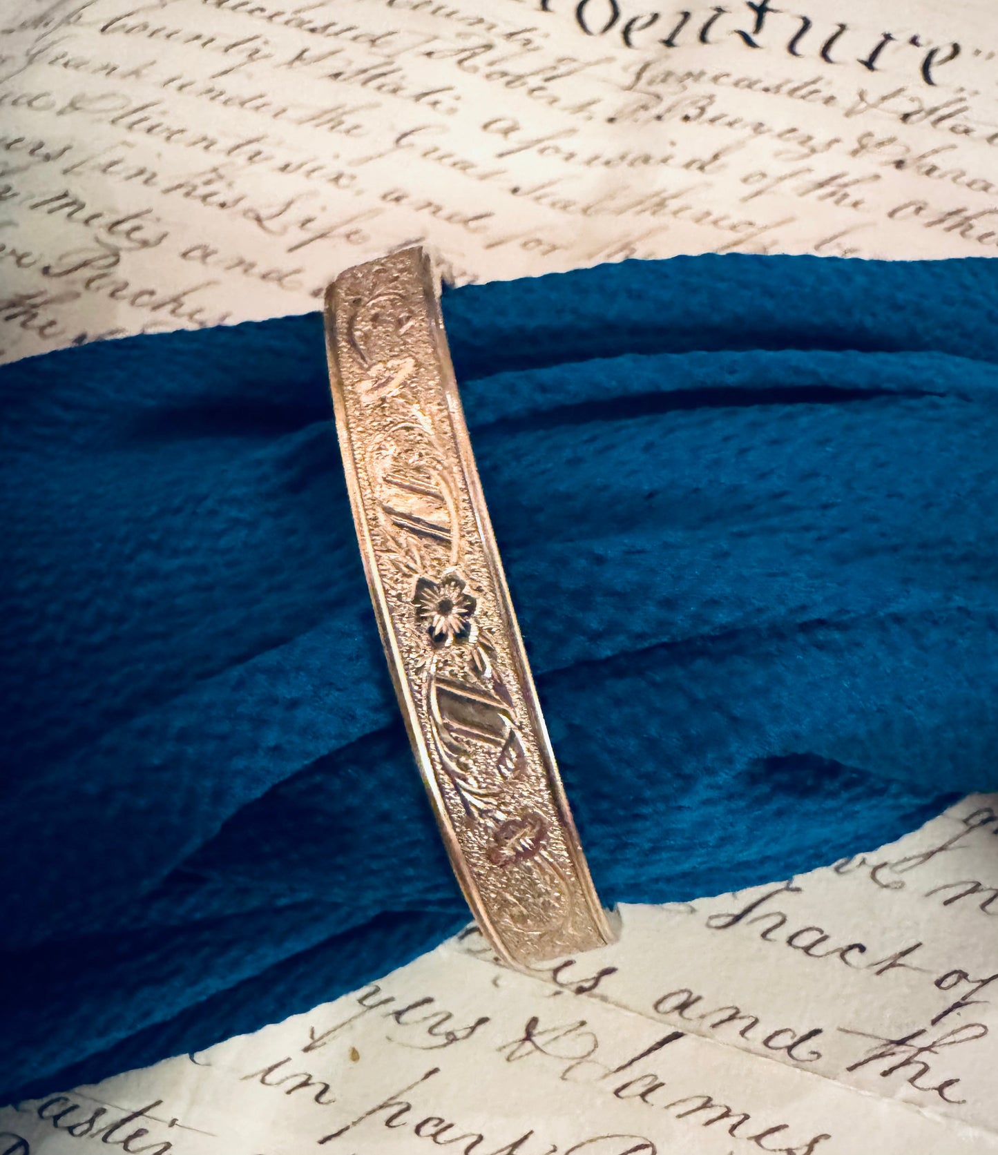 Victorian Gold Filled Bangle Bracelet