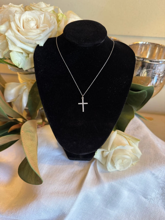 Diamond Cross Pendant Necklace