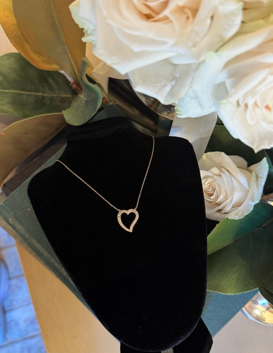 Sweetheart Seed Pearl Necklace