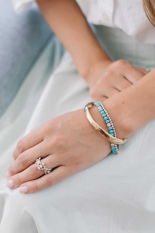 Bezel Set Diamond Tennis Bracelet