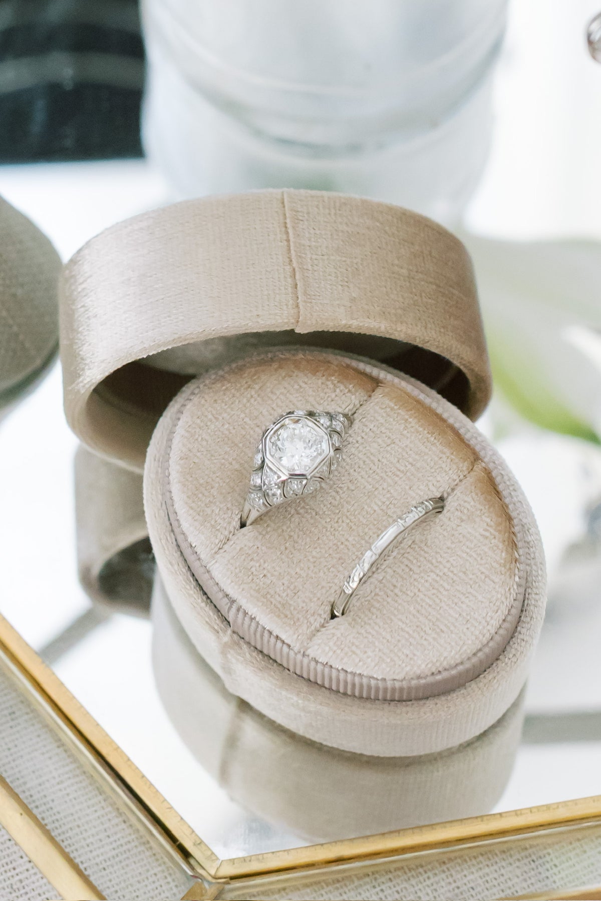 Monark Rings Platinum Antique Diamond Ring – Monark