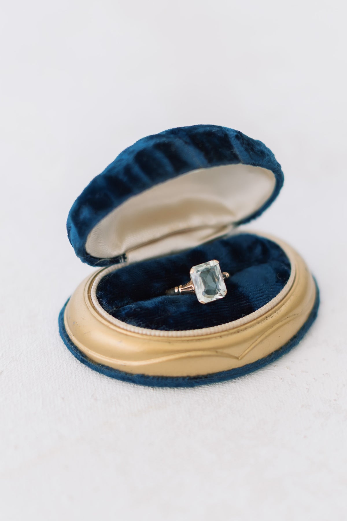 Antique Aquamarine Ring