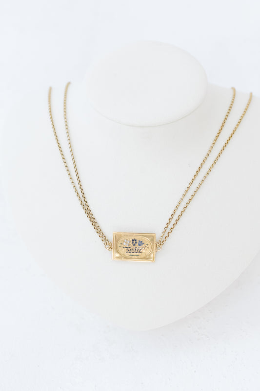 Antique French Clasp Necklace