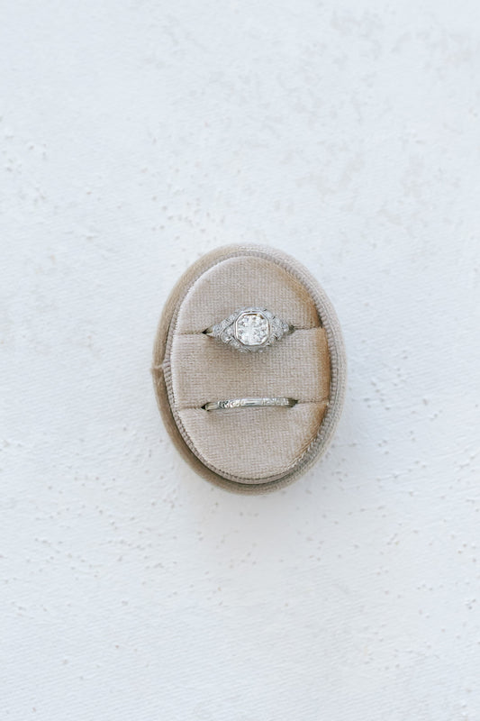 Platinum Antique Diamond Ring